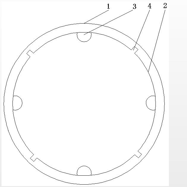 染色機用新型導(dǎo)布管結(jié)構(gòu)圖