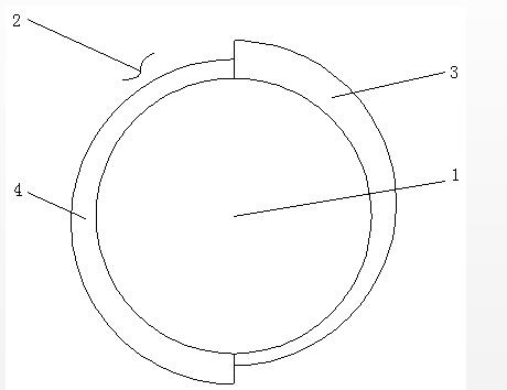 染色機用防滑提布輪結(jié)構(gòu)圖